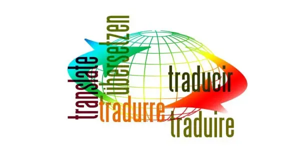 Personne utilisant une oreillette traductrice instantanée pour communiquer à l'étranger.